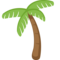Palm Tree emoji on Facebook